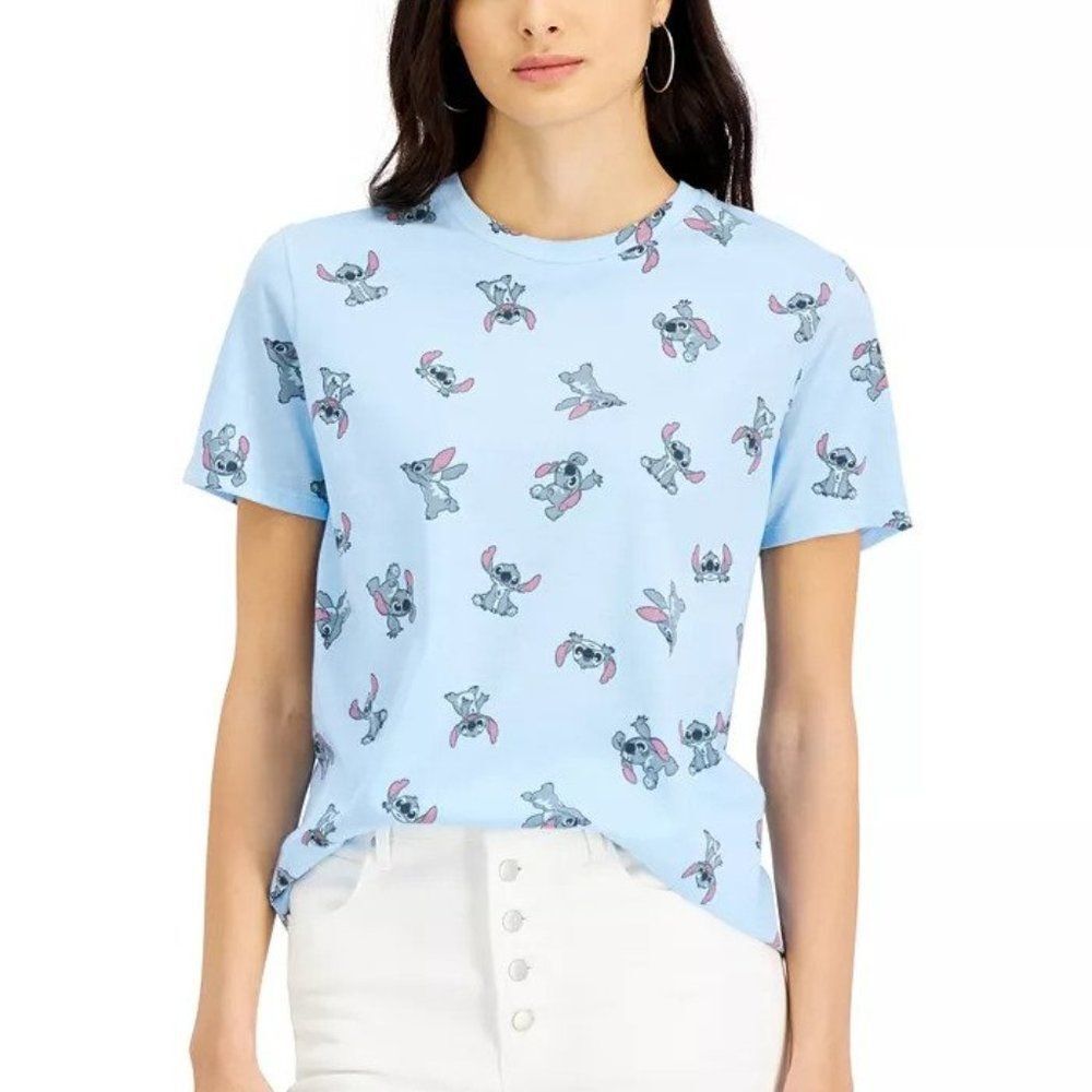 Disney Juniors' Stitch Printed T-Shirt